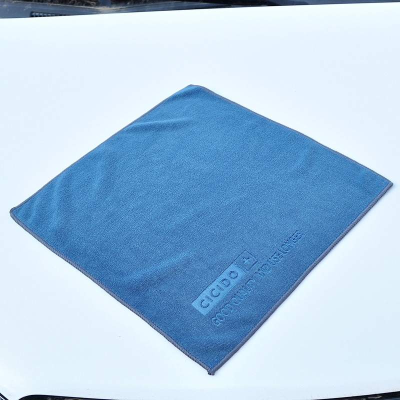 Picture of Strong Water-Absorbent Thickeneded Car Wash Towel Double-Sided Color-Blocked Microfiber Dry Hair Towel Special Car Towel Can Be Added with Logo