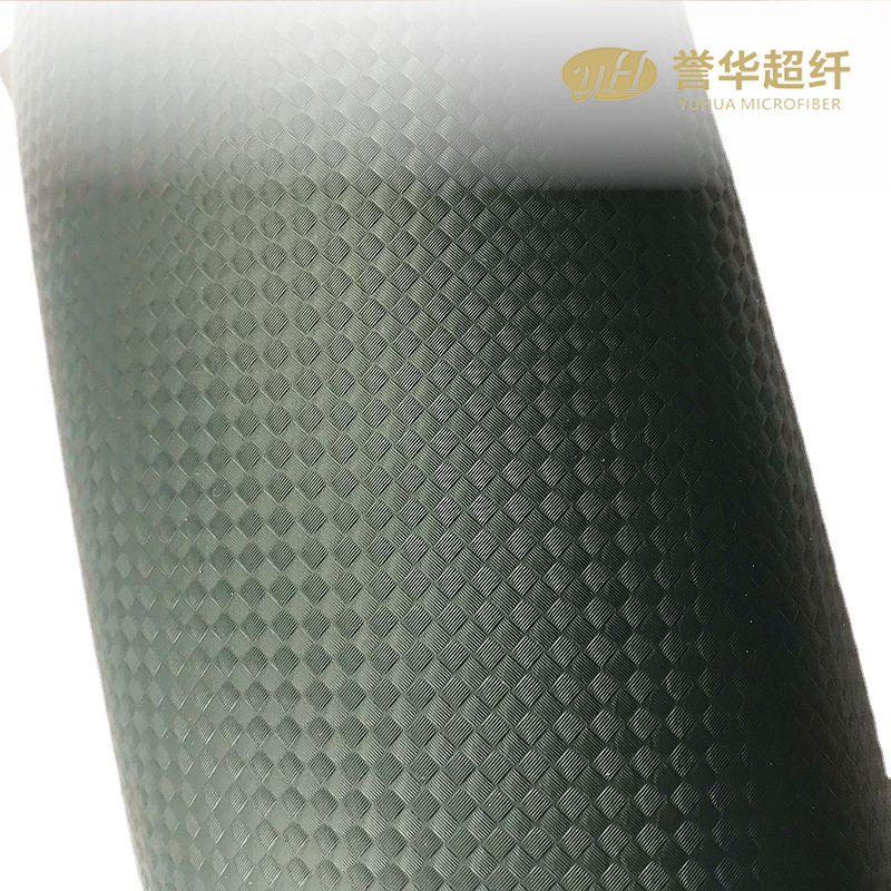 2.0-2.2mm Black Plaid Pattern Iron Fitness Palm Gloves Microfiber Leather Colorfulful Checkered Pattern Microfiber