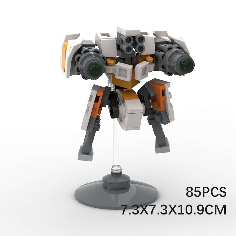 Picture of MOC building blocks compatible with Lego minicomputer assembly exoskeleton robot educational ornaments hand-made DIY building blocks
