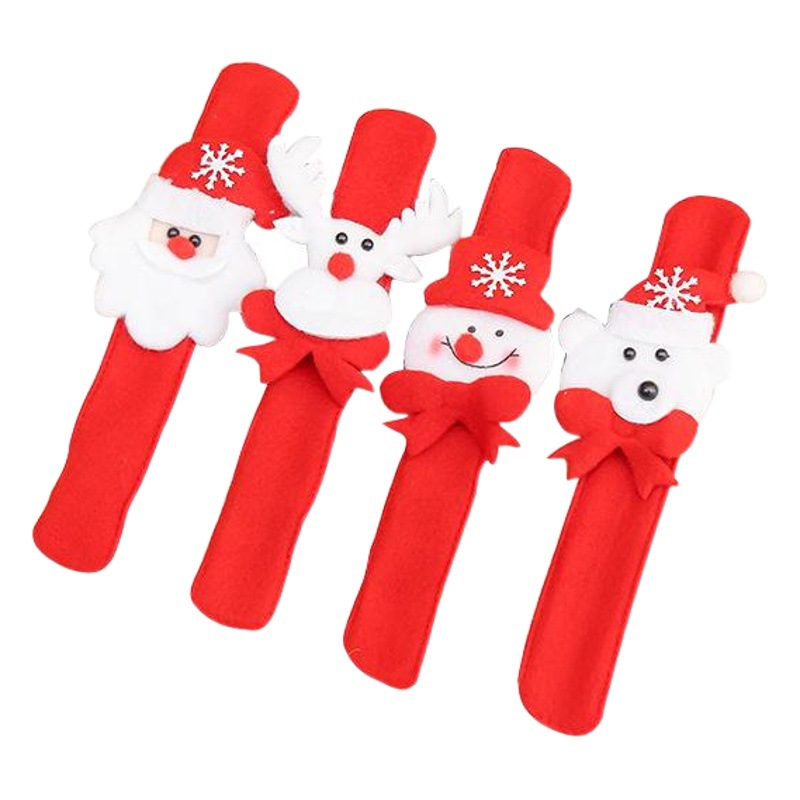 Hot sale luminous Christmas pop ring with light children and the elderly clap ring gift party small gifts Amoy supply