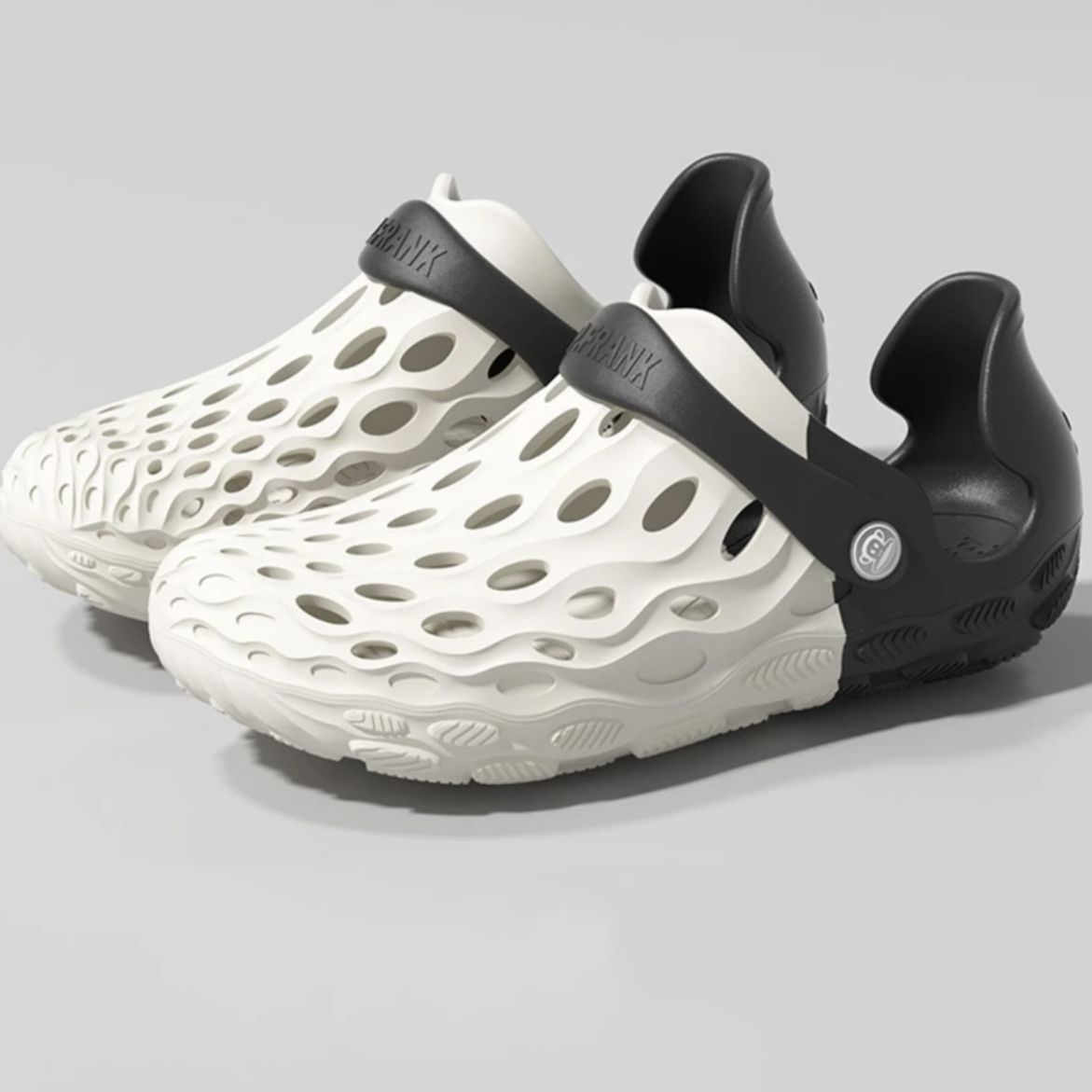 66365-76365 Slippers Croc Shoes Baotou Home Hollow Increased Beach Summer Outing Lightweight Climbing