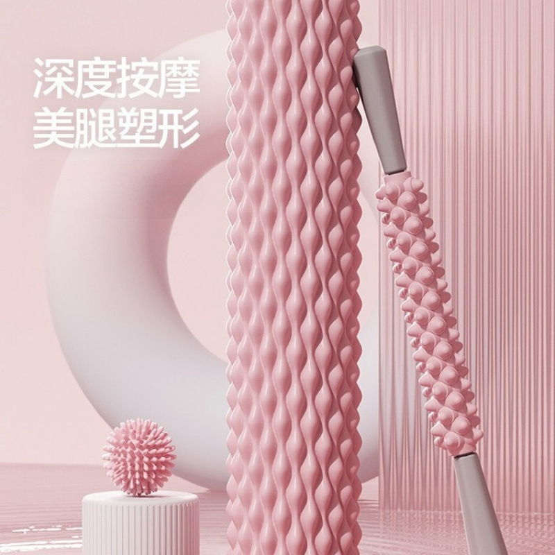 Foam roller muscle relaxation professional slimming leg mace massage roller leg roller massage yoga equipment langya roller