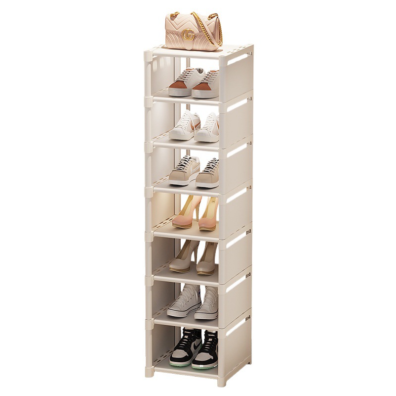 Picture of Shoe rack home door multi-storey small and narrow simple rental room shoe cabinet to store 2025 new dormitory shoes