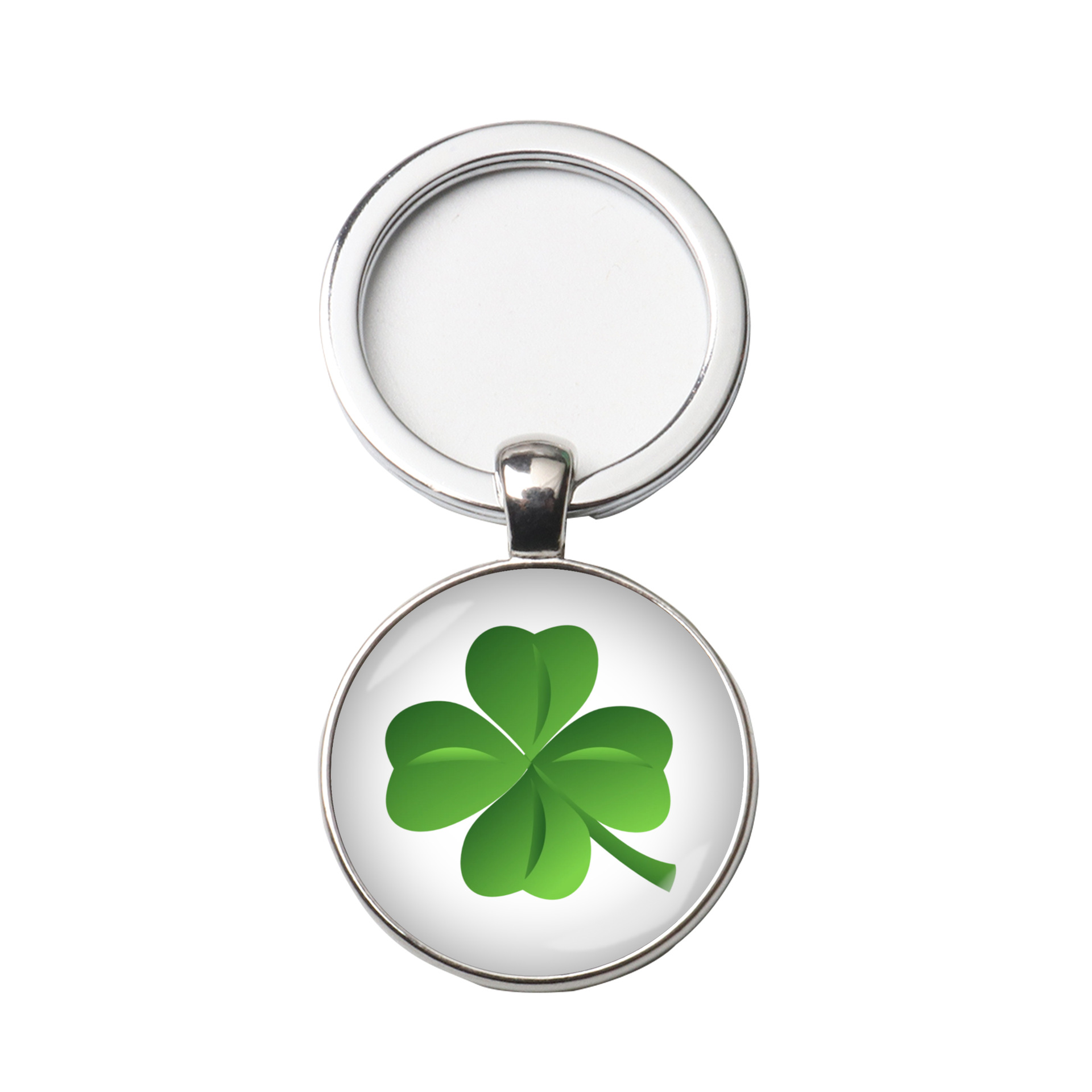Picture of Cross-border new four-leaf clover Time gem gift for friends relatives Lucky clover clothing Lucky grass