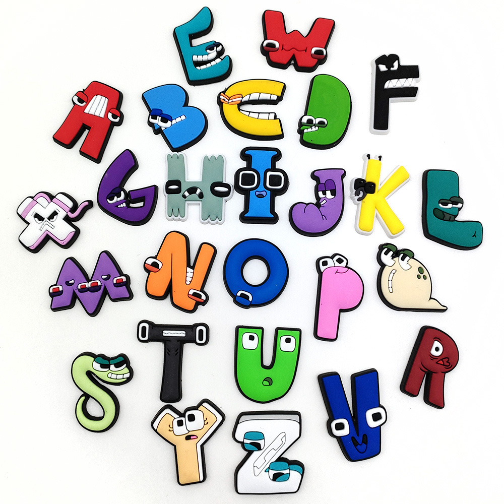 suit Letter Legend Series Shoes Flower Croc Hole Shoes Decorative Buckle Shoes Flower Shoe Buckle