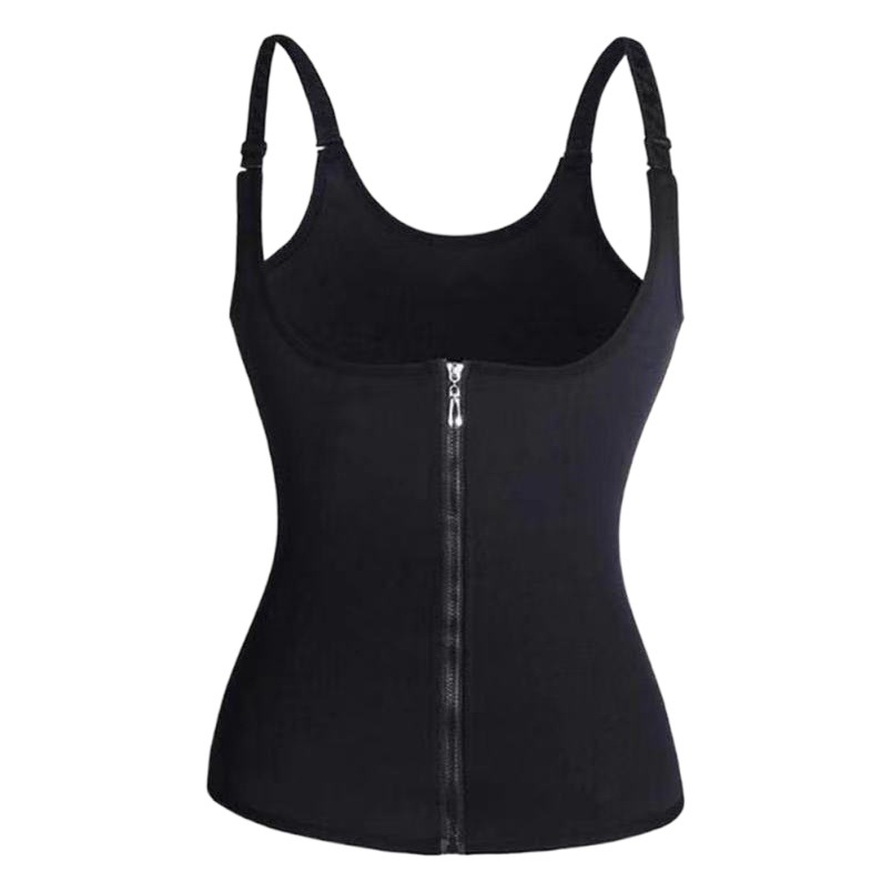 Amazon Zipper Camisole Inner Bucket Abdominal Shaper Neoprene Waist Sauna Suit