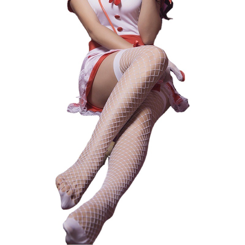 Long tube net stockings ladies sexy net stockings Japanese Lotte women's new Rakou fishnet stockings high tube uniform temptation accessories