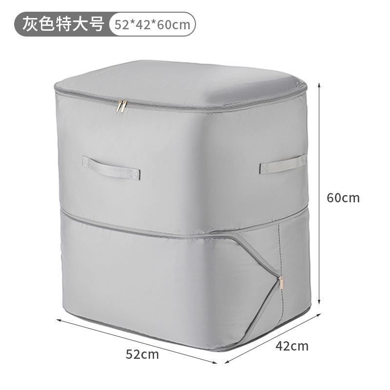 Picture of Satin Down Duvet Clothes Storage Bag Compression Bag Bedding Fit Bag Dormitory Large Capacity Cotton Quilt Clothes Storage Bag
