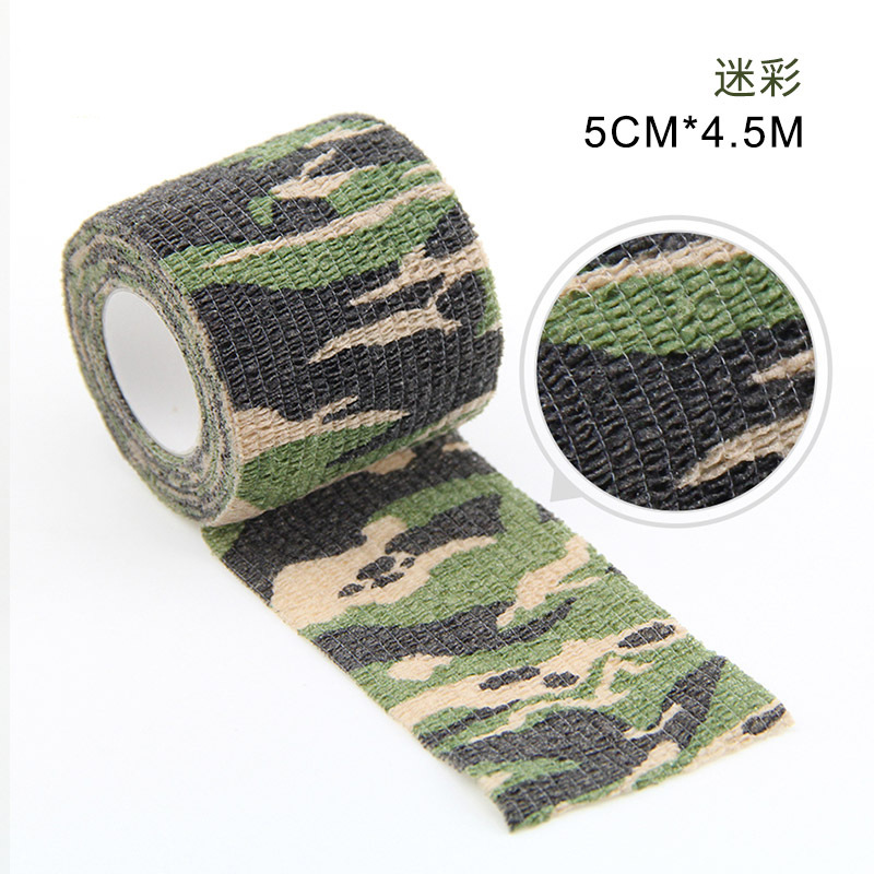 Picture of Factory Direct Sales Outdoor Camouflage Bandage Non-Woven Self-Adhesive Elastic Bandage Camouflage Bandage Available for Wholesale