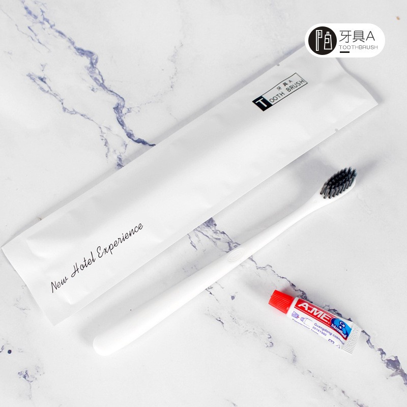 Picture of Hotel Special Hotel Toiletries Set Comb Disposable Toothbrush with Toothpaste Soft Hair Homestay Wholesale Customization