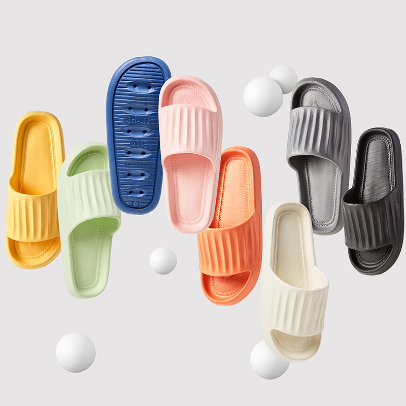 Picture of Wholesale Summer Home Slippers Men's Home Bathroom Bathing Couple's Home Soft Bottom Simple Feeling Slippers for Women
