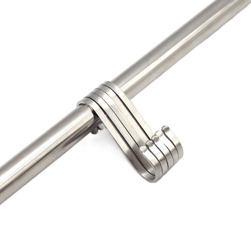 304 stainless steel hook S hook kitchen portable S hook multifunctional S hook flat S hook cabinet door Double S hook wholesale