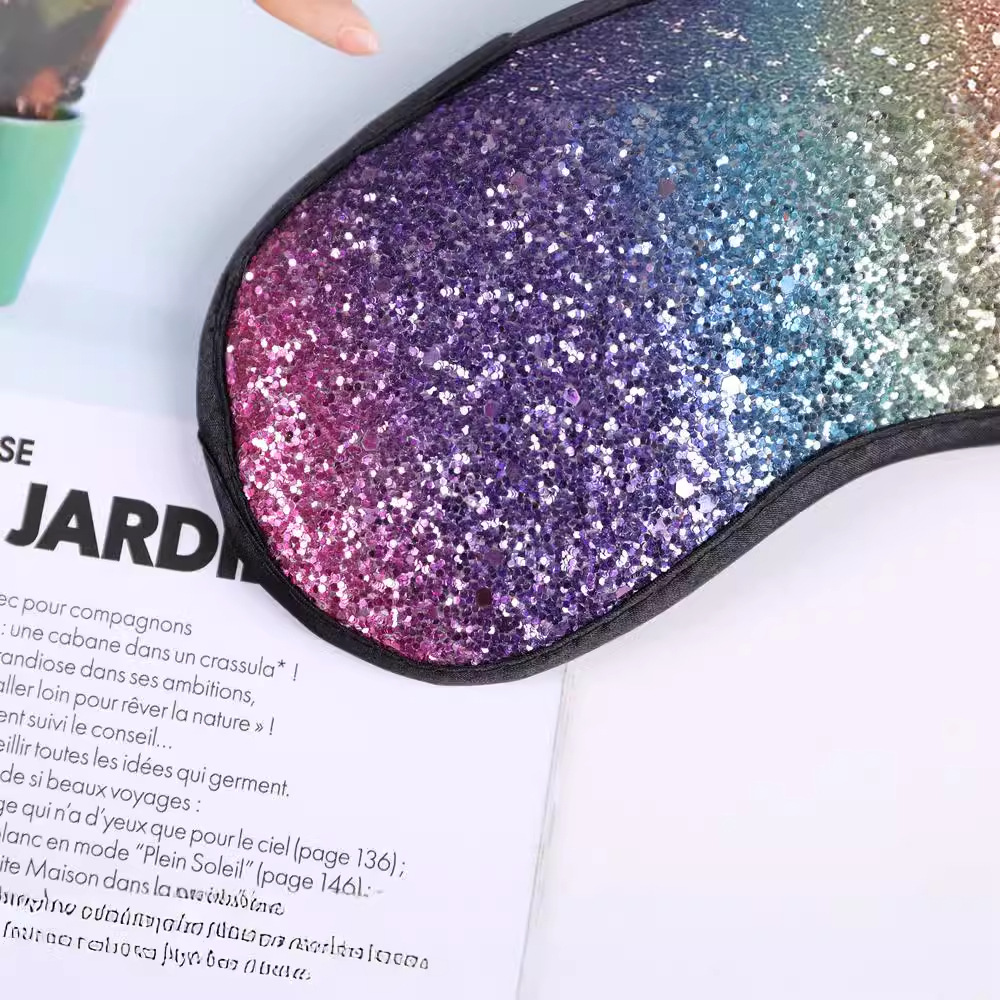 Picture of 511 Yu Ruifeng foreign trade new colorful sequins sleep eye mask shading unisex eye mask wholesale