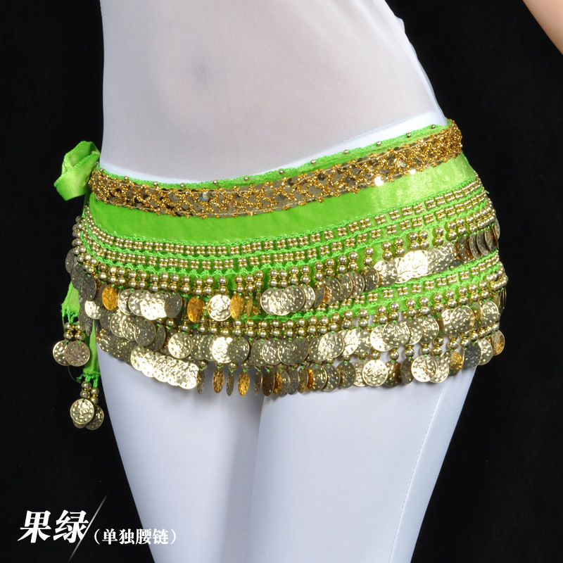 Picture of 248 Currency Belly Dance Waist Chain Belly Dance Ordinary Waist Chain Practice Belly Dance Belt Waist Towel