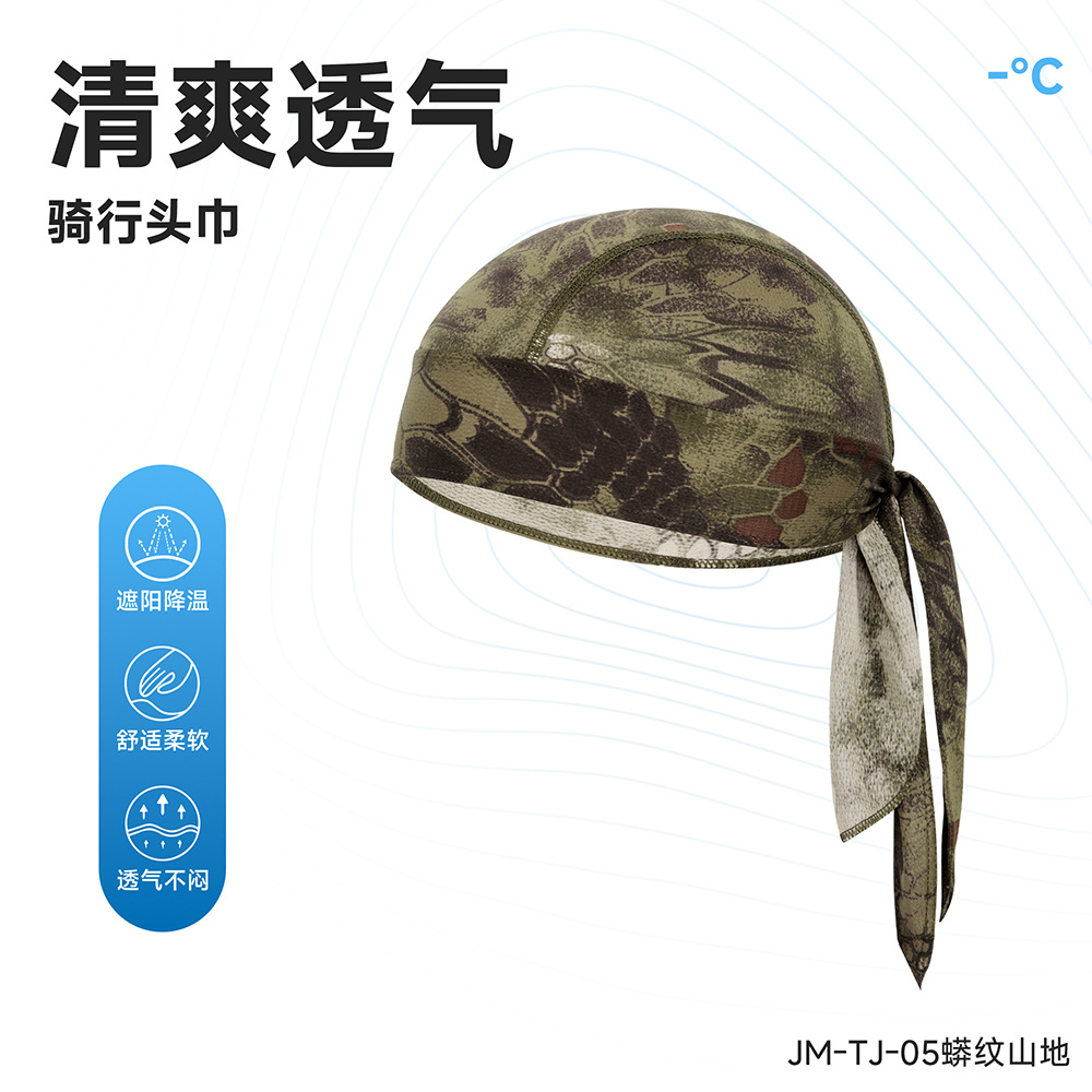 Picture of Qianqianya Cross-Border Sports Cycling Outdoor Hat Turban Breathable Quick-Drying Hat Pirate Hat Motorcycle Hat Turban