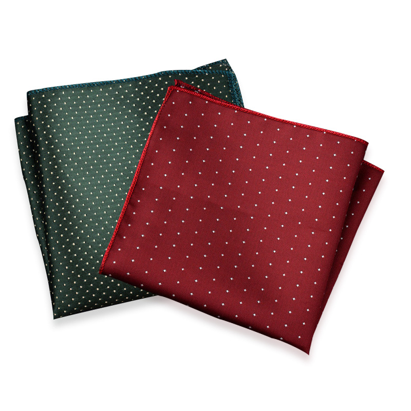 Picture of Men's suit small square scarf factory wholesale fashion polyester fashion accessories vintage embroidery pattern pocket towel men's clothing