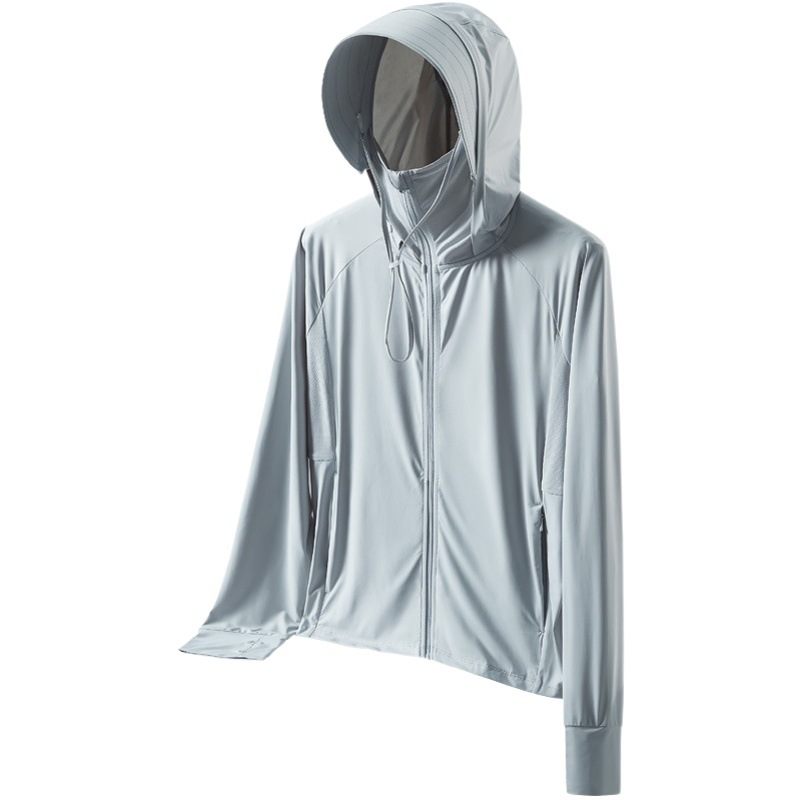 Summer Original Yarn Sun Protection Clothing for Women Upf100 Anti-Uv Versatile Large Brim Jacket Sun Protection Clothing Outdoor Leisure