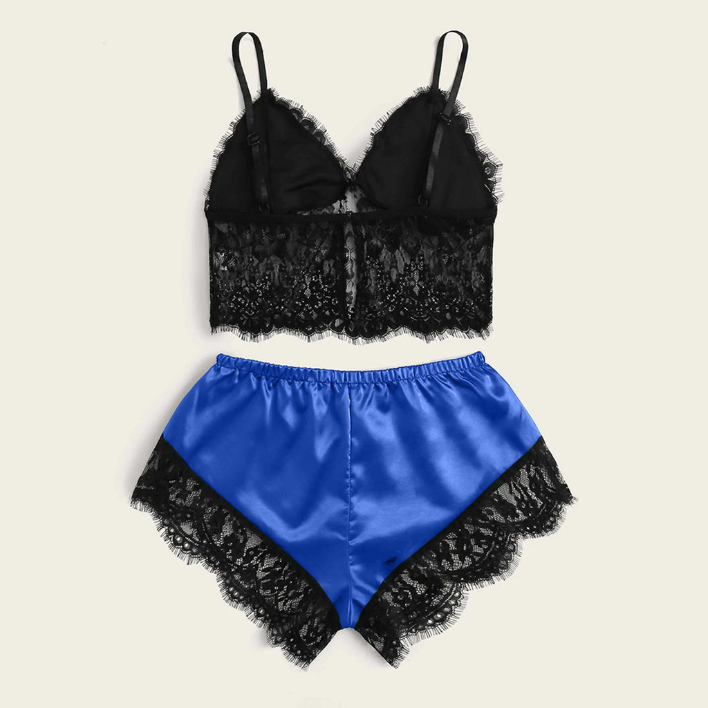 Picture of Amazon Explosions Pajamas Silk Home Wear Underwear Nightdress ebay European and American Manufacturers