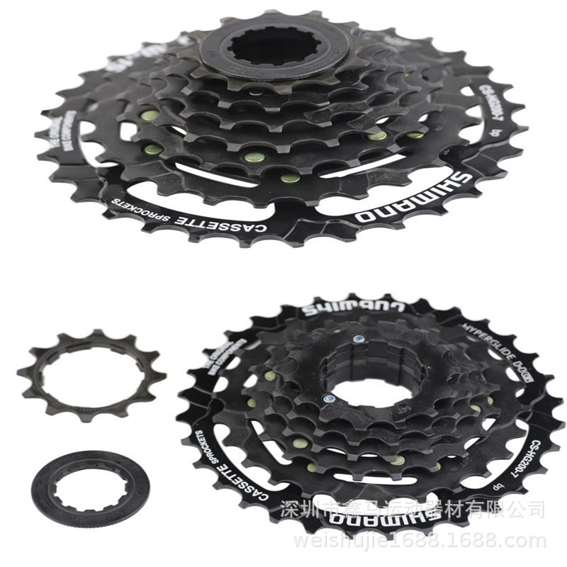 Jubilee CS-HG200-7 Flywheel Mountain Bike 7/21 Speed Card Flywheel 28/32 Teeth