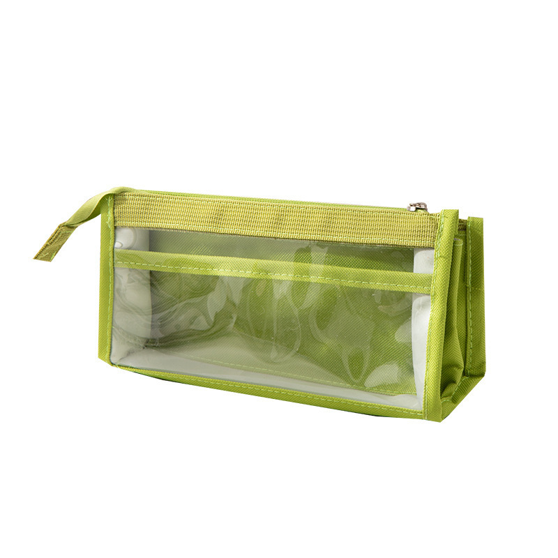 Picture of Large capacity six-layer transparent pencil case multi-functional window pencil case pencil case high-looking simple Japanese style fresh