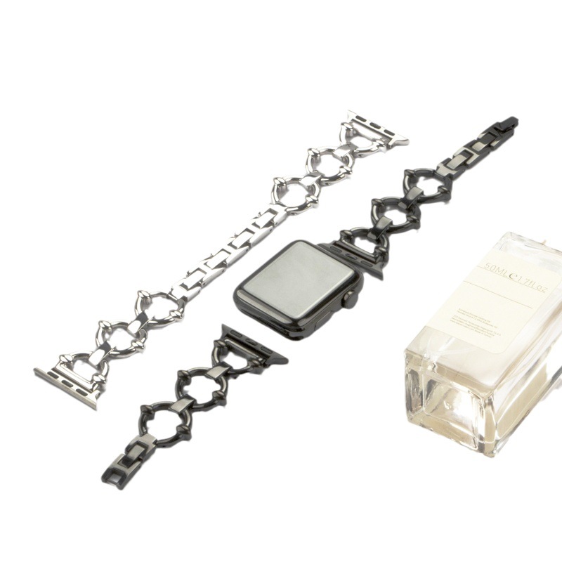 Brand O-type stainless steel metal strap for apple apple watch Series Samsung Huawei 20mm