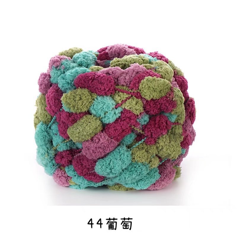 Picture of Ball ball ball ball pearl line Sangzi line 130g handmade DIY sofa cushion floor mat thick ball ball line wholesale