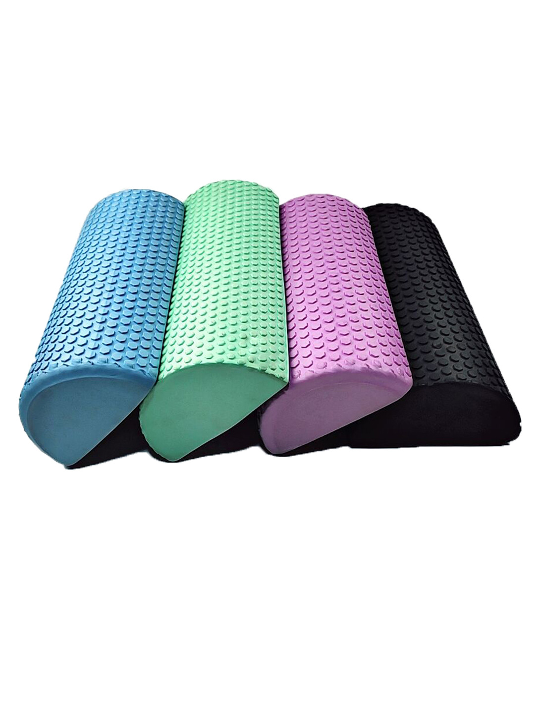 Solid semicircle yoga column EVA floating point foam shaft muscle relaxation massage stick yoga fitness equipment supplies