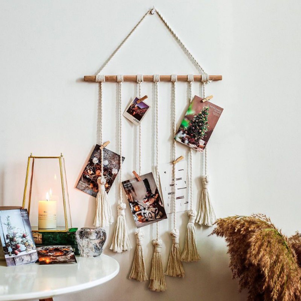 Nordic Ins Style Tapestry Sofa Bedroom Background Wall Decoration Electric Box Hanging Decoration Bohemian Handmade Wall Hanging