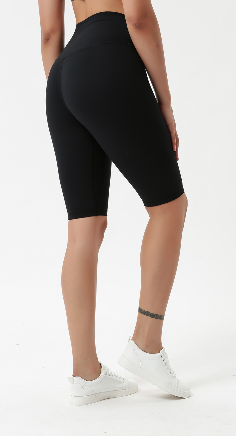 Picture of New Naked Yoga Pants Women's Double-sided Sanding Yoga Pants Running Fitness Hip Lifting Pants Women
