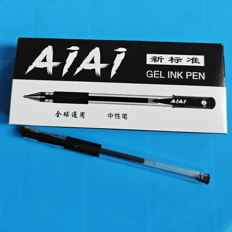 Picture of European Standard Gel Pen 0.5mm Bullet Needle Pen Ballpoint Pen Carbon Water Pen Signature Pen Office Examination Pen