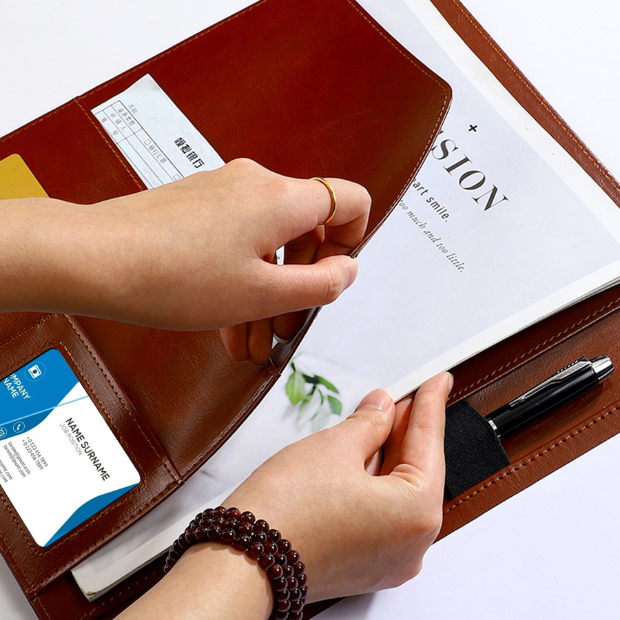 Picture of A4 Multifunctional Sales Contract Folder Board Clamp Signature Sheet Clamp Cortex Manager Folder Folder Insurance Signature