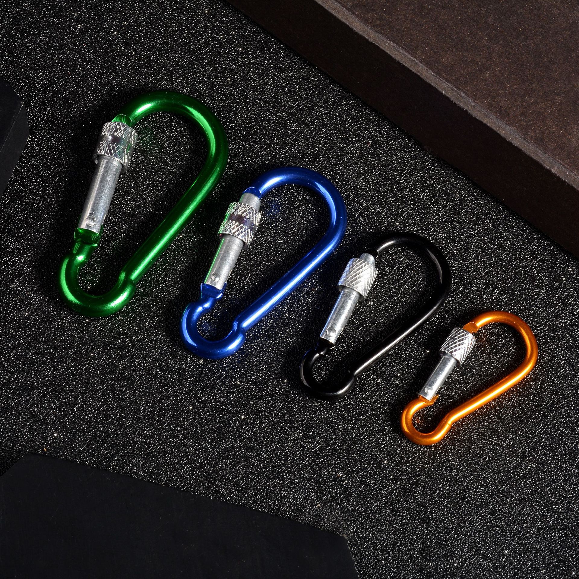 Kettle buckle outdoor aluminum alloy mountaineering buckle mountain climbing buckle aluminum alloy gourd-type mountaineering buckle factory wholesale No. 7