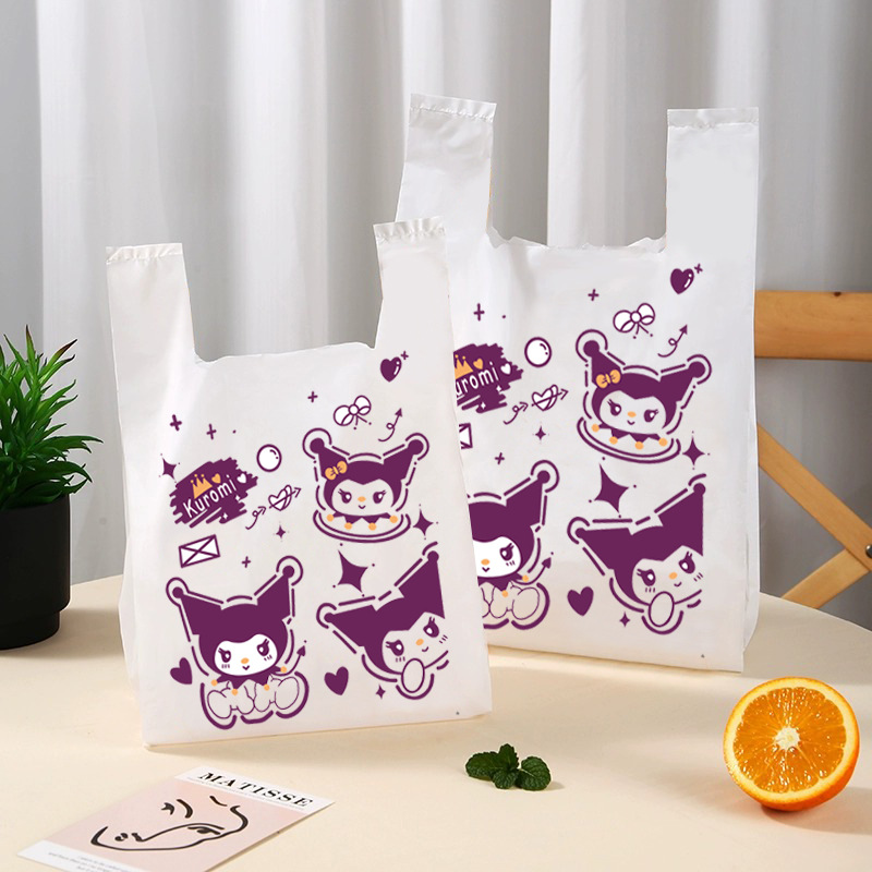 Disposable Plastic Bags, Gift Bags, Convenience Store and Supermarket Shopping Bags, Cartoon Packaging Bags