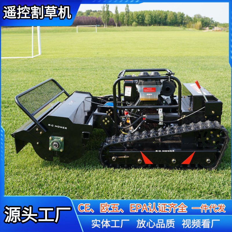 New remote control crawler mower 22 hp remote control hydraulic lift weed mower perennial export lawn mower