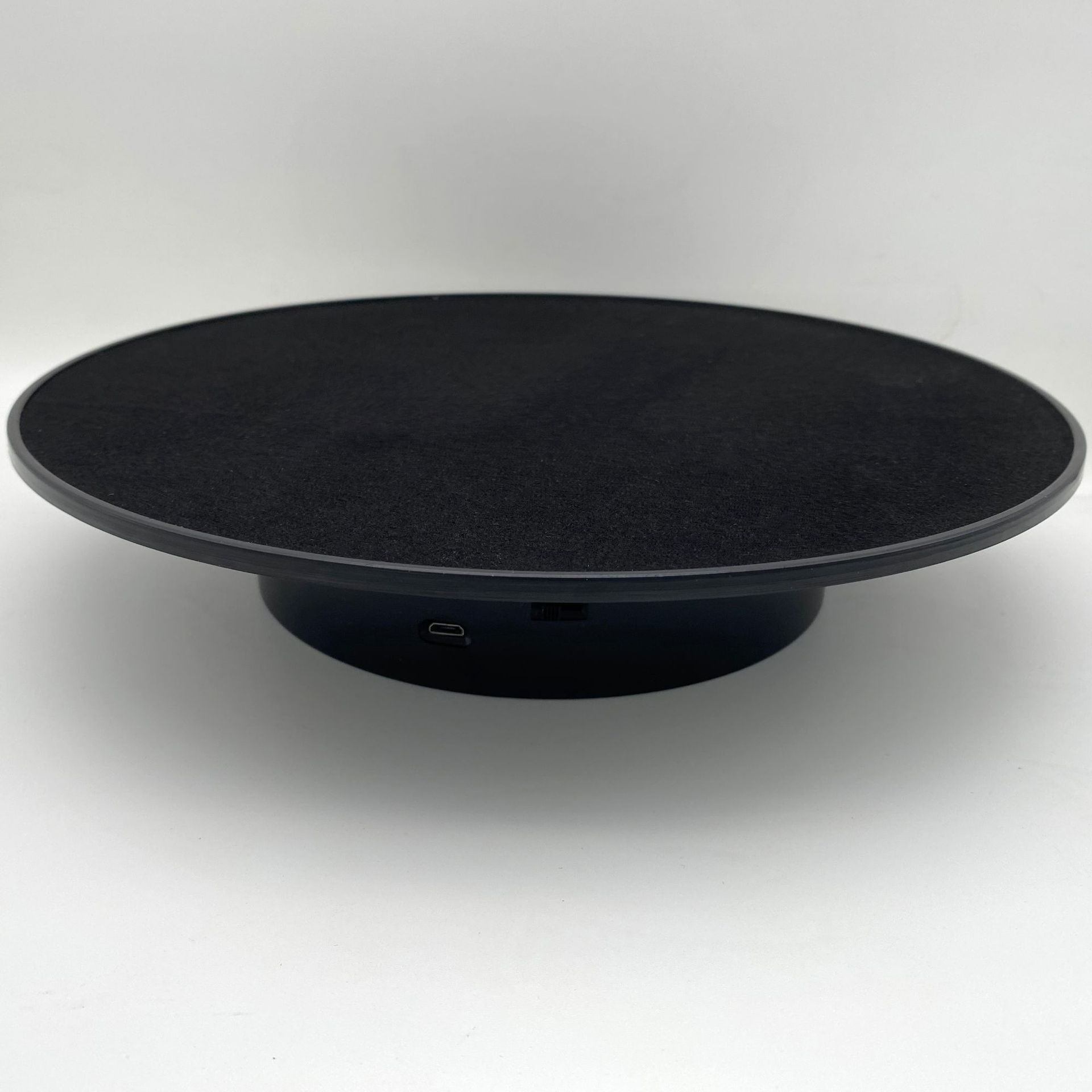 Picture of 25cm Electric Turntable Live Photography Photography Jewelry Rack Dual Use Mirror Electric Display Rack Rotating Display Stand