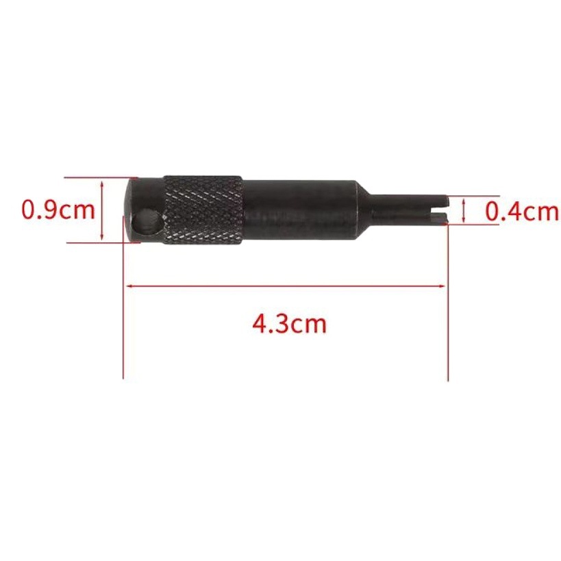Bicycle Multi-Functional American-Style Valve Core Tool, French Valve Tire Valve Extension Rod, Disassembly Wrench, Essential for Cycling