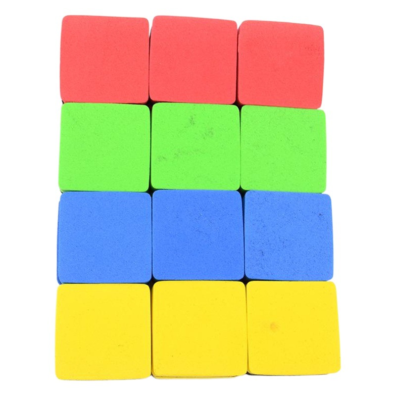 Felt Fleece 5*5 Small Square Magnetic Blackboard Eraser Eva Plush Cloth Whiteboard Eraser Magnetic Children's Eraser Easy to Erase