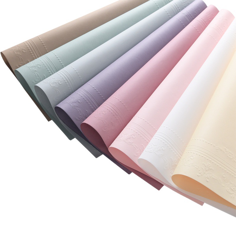 Jubilee Flower Nong Tanabata Versailles Rose Stereo Embossed Wrap Flower Paper Handmade diy Flower Packaging Material Paper