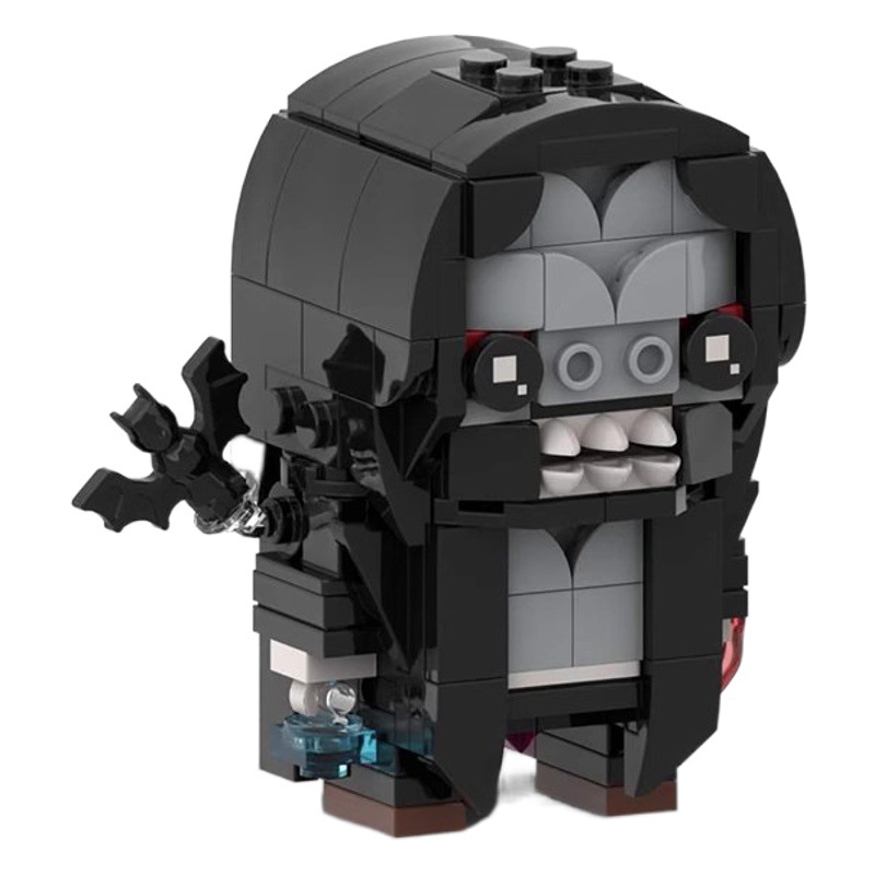 MOC domestic plastic building blocks diy assembly compatible with Lego mobias square head puzzle children model gift