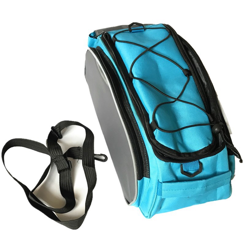Mountain Bike Rear Shelf Tail Bag Bike Pack Mountain Bike Multi-functional Shelf Bag Camel Bag Large Capacity