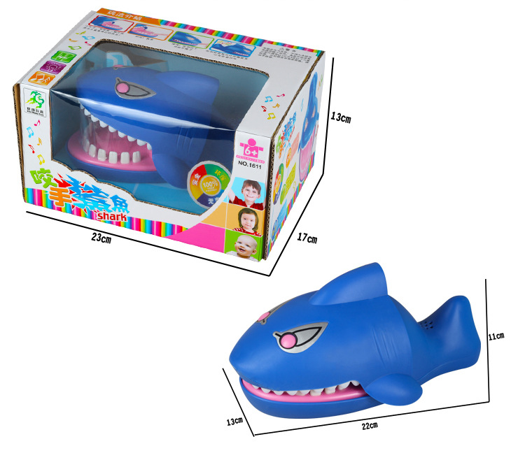 Picture of Cross-border export children bite hand trick toys variety of spoof decompression shark crocodile dog bite hand biting toys