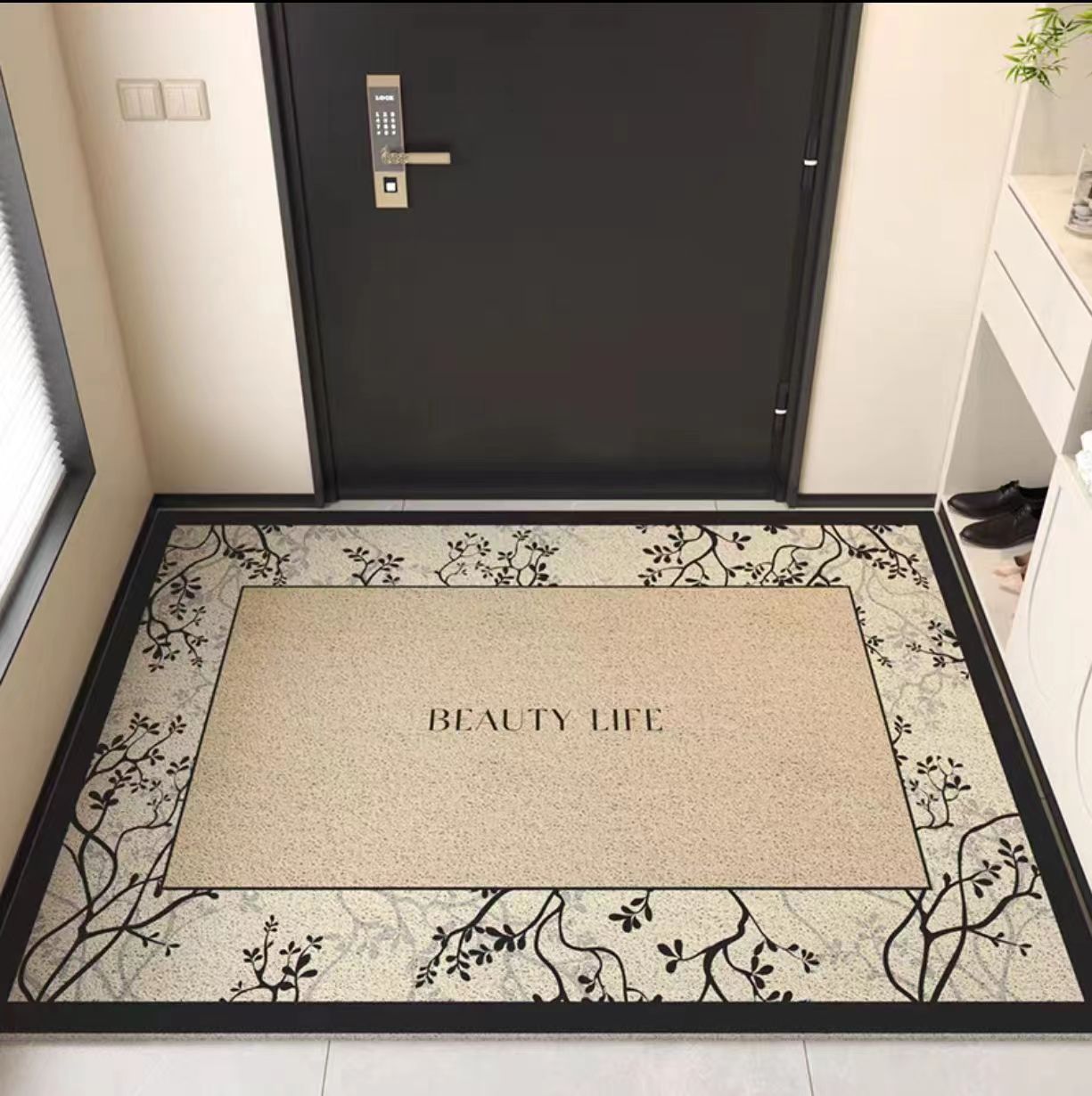 Picture of Silk ring floor mat entrance door entrance floor mat entrance floor mat carpet entrance entrance household anti-slip mat