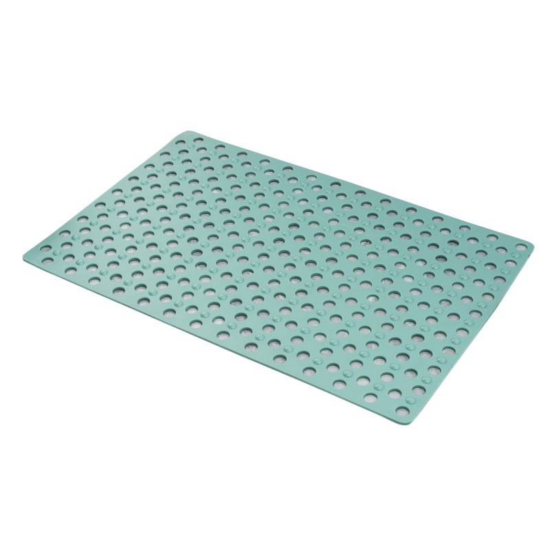 Picture of Square Anti-slip Mat Bathroom Mat Bath Anti-fall Environmental Protection Household Shower Room Suction Cup Floor Mat Bathroom Massage Foot Mat