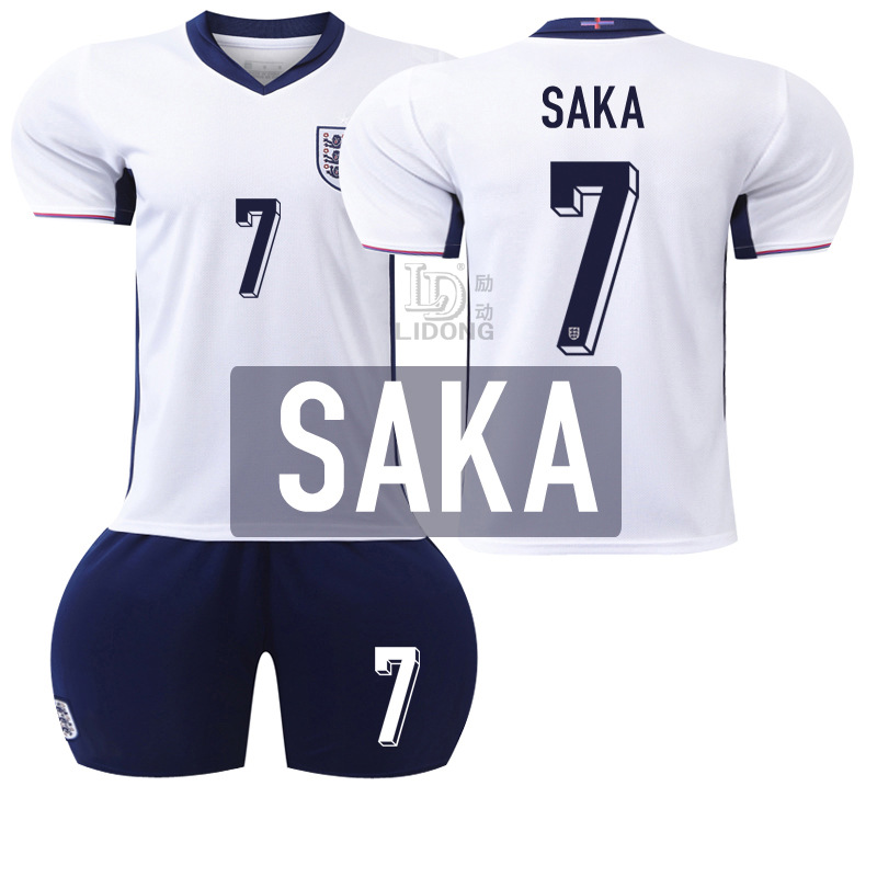 Picture of Euro 2024 New Football Jersey suit England Home Jersey Number 9 Kane 11 Foden 10 Bellingham