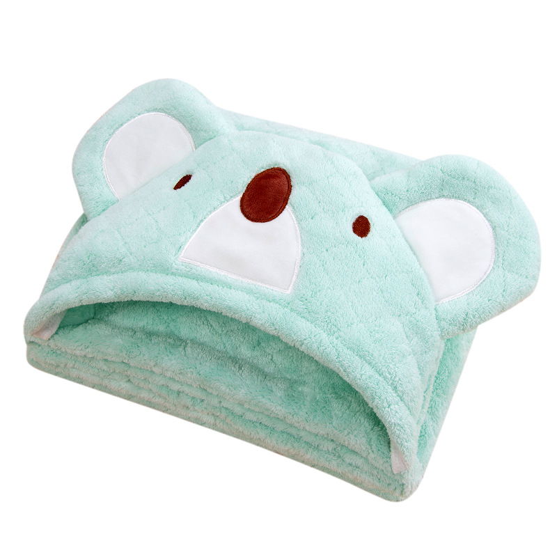 Picture of Newborn baby hooded bath towel super soft absorbent quick-drying children's cloak bath bathrobe baby hooded blanket autumn and winter