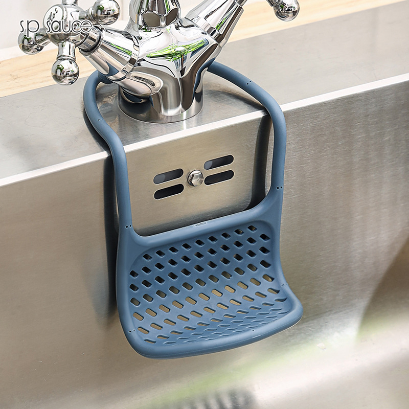 Japanese Bendable Sponge Drain Rack, Sink Rack, Bundled Drain Hanging Basket, Random Bendable Soap Rack