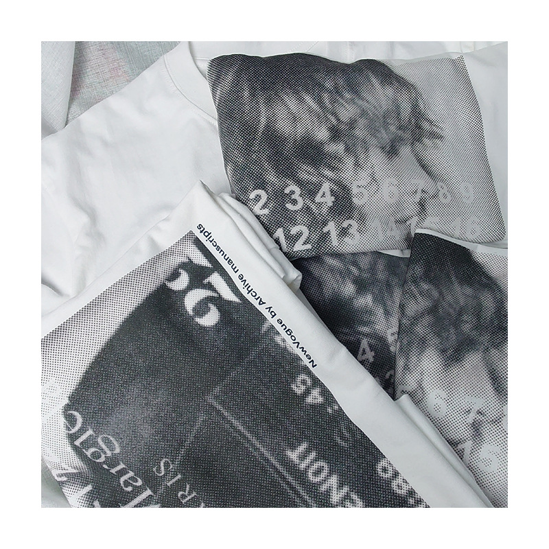 Picture of Fabric Printing Manufacturer White Ink Digital Direct Printing Processing Cotton T-Shirt Tailoring Ready-To-Wear Sweatshirt Printing Processing