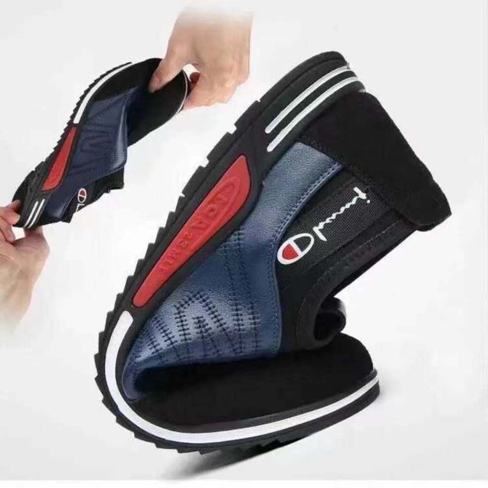 Picture of 2024 new casual men's shoes spring and autumn leather shoes PU soft leather bean shoes British lazy people's shoes men's shoes a generation of hair