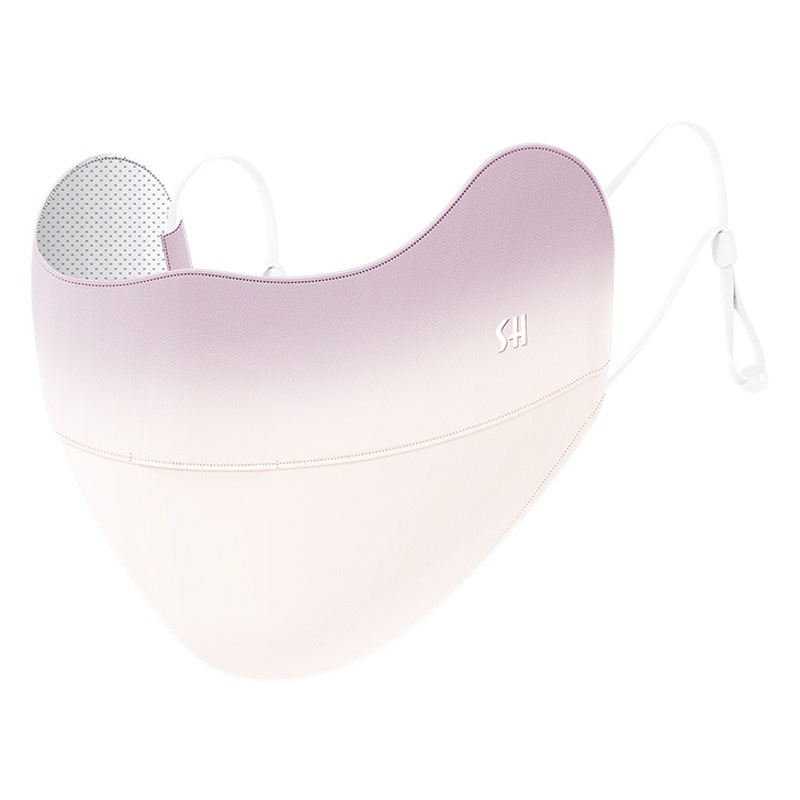 Summer New Sunscreen Mask Women's Ice Silk Anti-ultraviolet Cold Outdoor Breathable Face-lift Sunscreen Mask XKZ42