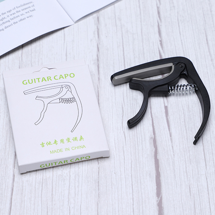 Carton Packaging Capo Ads Guitar Capo Tuning Clip for Electric Guitar Acoustic Guitar Ukulele Clip